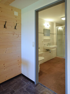 Zimmer mit Dusche und WC am Paulinghof